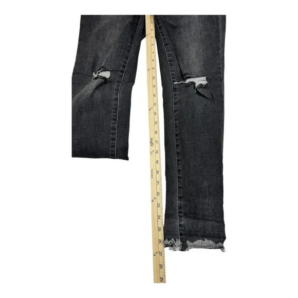 Tricot Distressed Raw Hem Skinny jeans - Picture 11 of 12